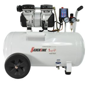 COMPRESOR DENTAL LIBRE DE ACEITE SILENCIOSO 50LT 1.5HP